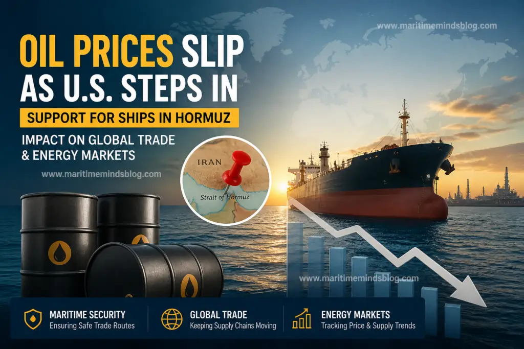 Oil Prices Fall as U.S. Supports Ships in Strait of Hormuz: Impact on Global Trade & Energy Markets